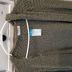 Hooded sherpa jacket